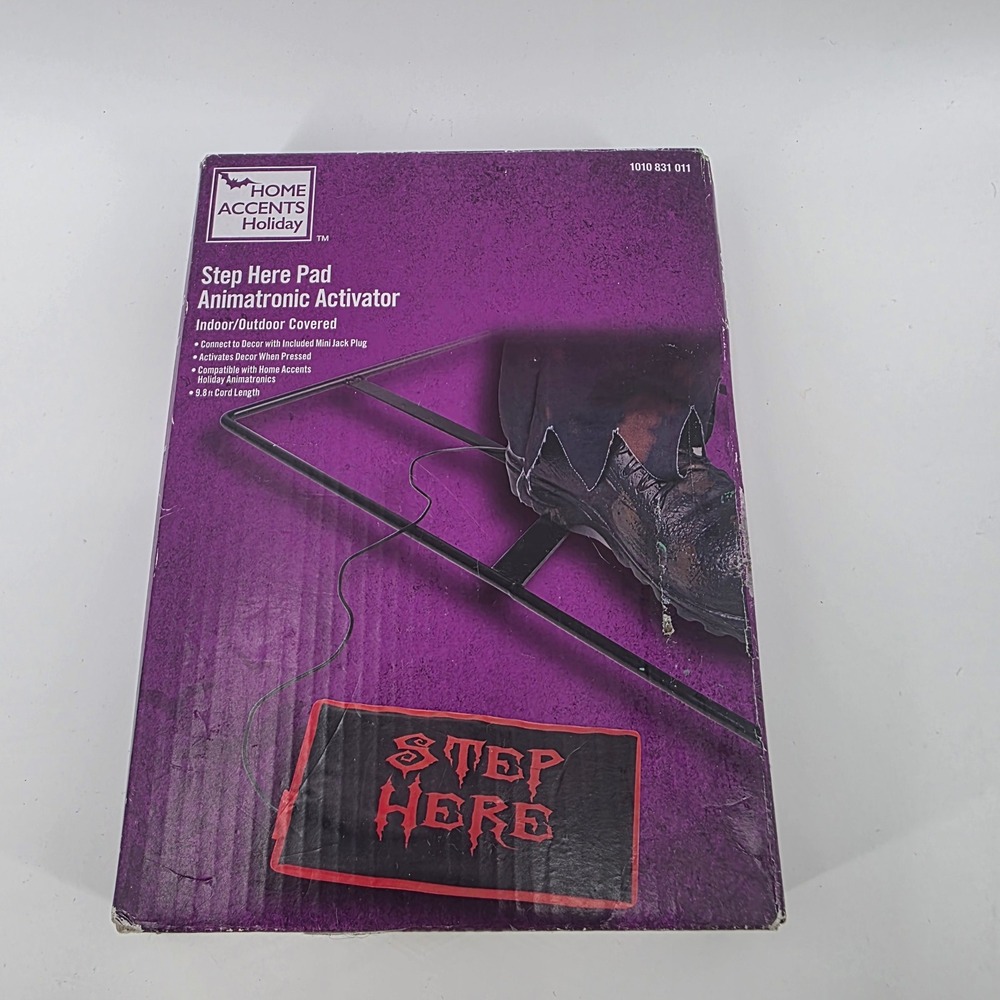 Home Accents Holiday Step Here Pad Animatronic Activator 24SV24632 9.8ft Cord